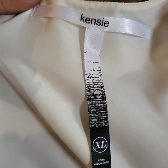 Kensie dress in satin like material size lg - Picture 5 of 5